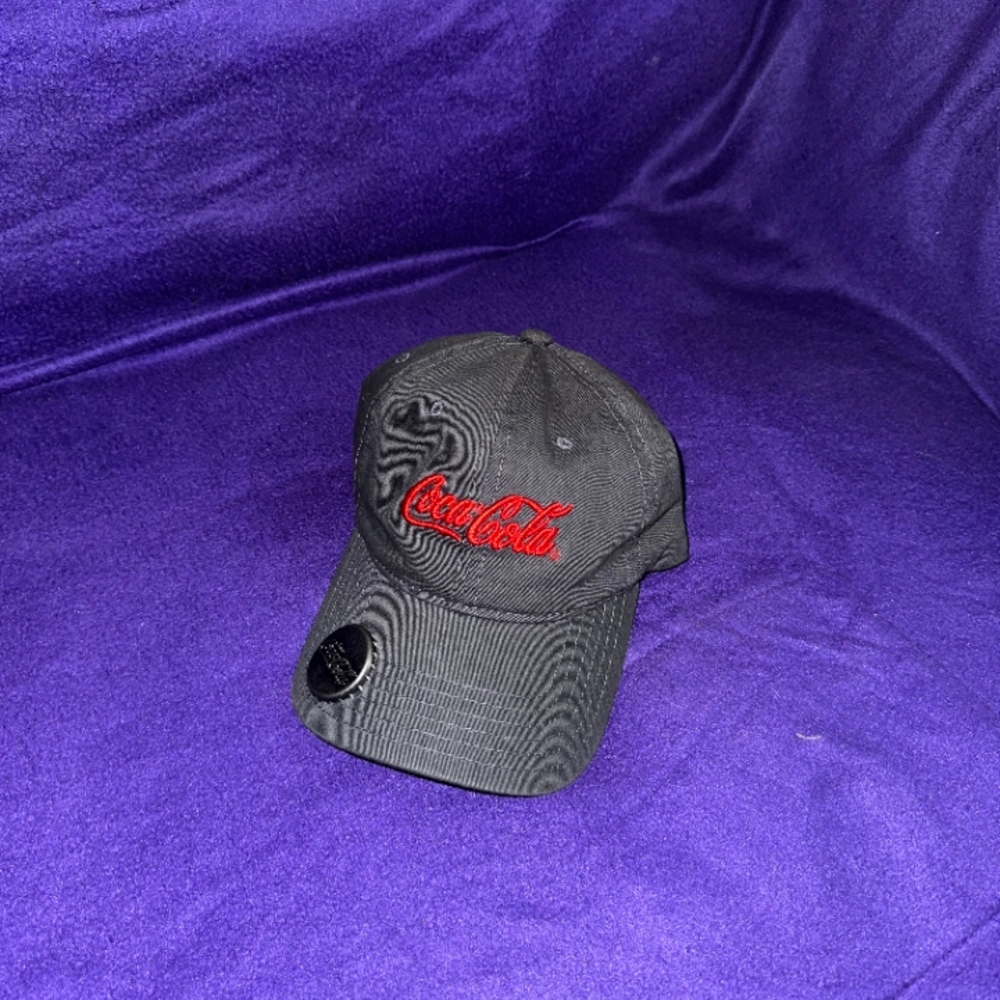 Coca-Cola Grey Cap with Red Logo